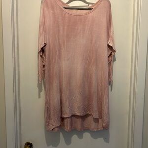 Elegant Mauve Women's Short Sleeve Top